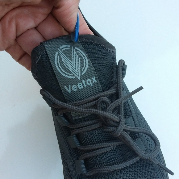 Veeqtqx women's black slip on Sneakers 40 - Picture 5 of 6